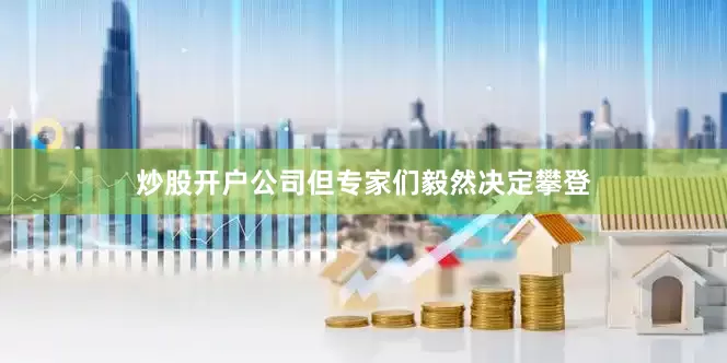炒股开户公司但专家们毅然决定攀登